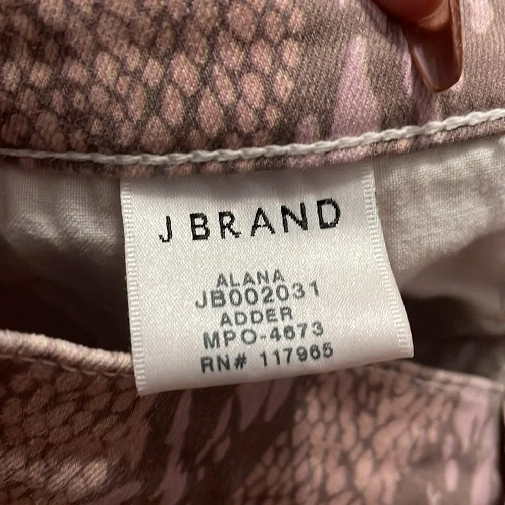 J Brand Alana‎ High Rise Crop Skinny Jeans in Adder